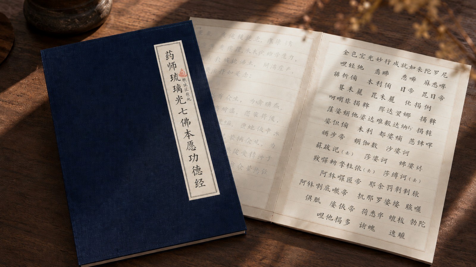 10X_Medicine Buddha Premium Copy Booklet<br>10本批量_精装版药师7佛抄经本。 - Image 4